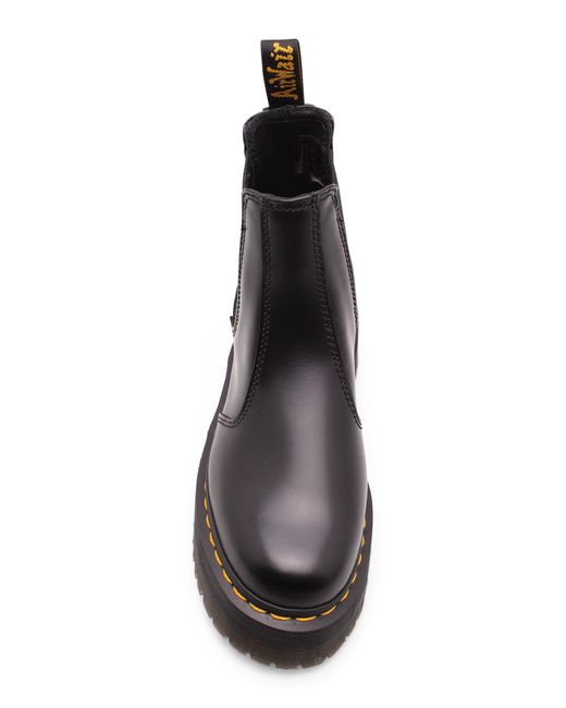 Dr. Martens Black 2976 Contrast-Stitch Chelsea Boots
