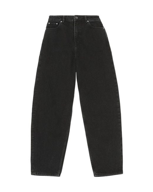 Ganni Black Washed Stary Jeans