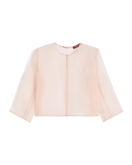 Max Mara Pink Short Shawl Jacket