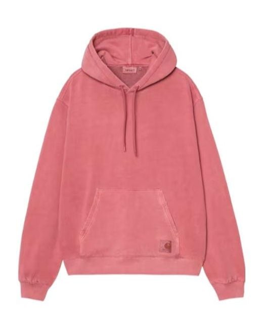 Carhartt Pink Torion Drawstring Hoodie for men