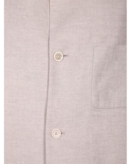 Lardini Pink Long Sleeve Buttoned Shirt for men