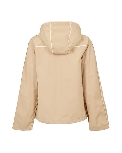 Moncler Natural Hooded Casual Jacket