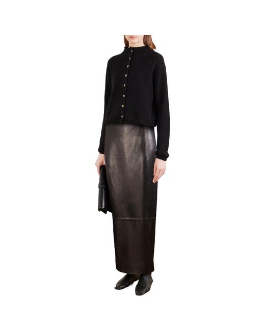 Khaite Black Blend Turtleneck Sweater