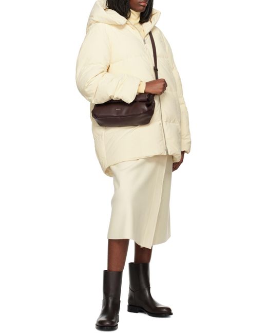 Jil Sander White Quilted Down Jacket