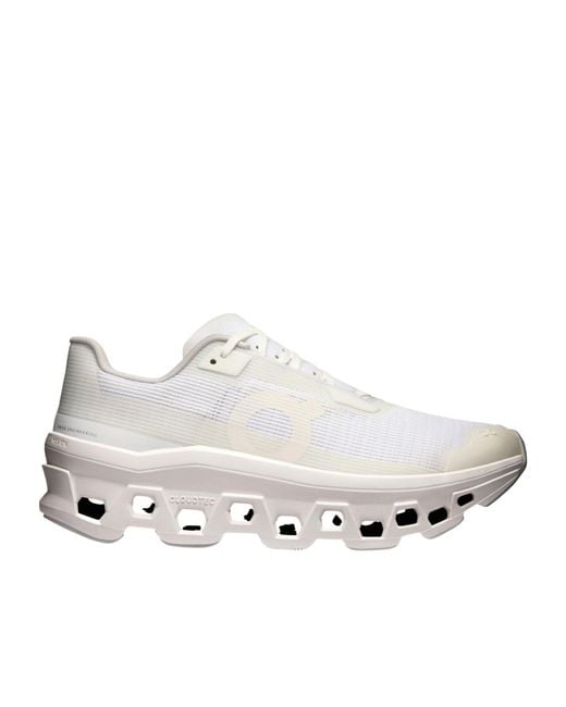 On Shoes White Solid Color Sneakers