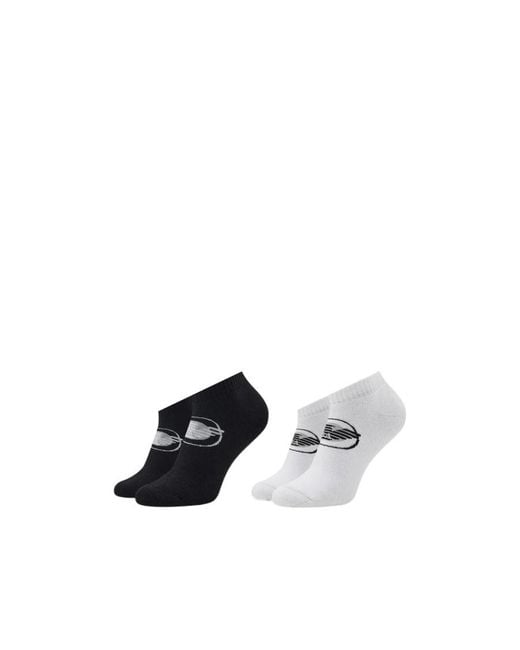 Emporio Armani White Logo Two Pairs Of Socks for men
