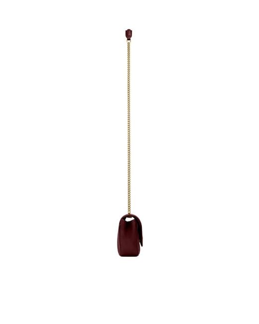 Saint Laurent White Loulou Mini Shoulder Bag