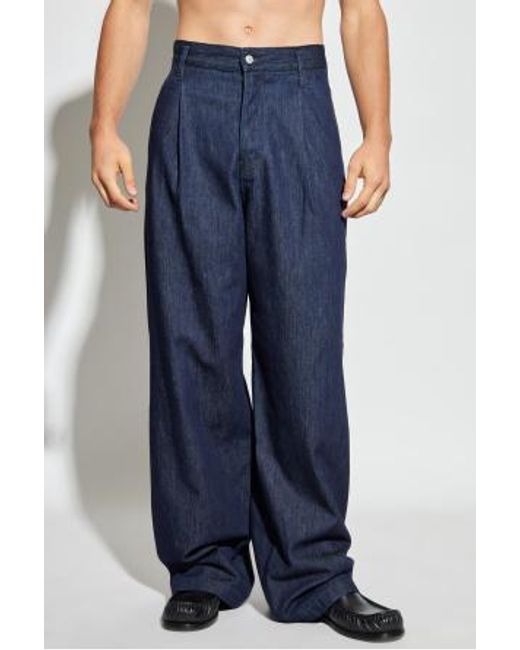 Dries Van Noten Blue Jeans With Belt Loops for men