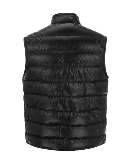 Moncler Black Gui Quilted Padded Gilet for men