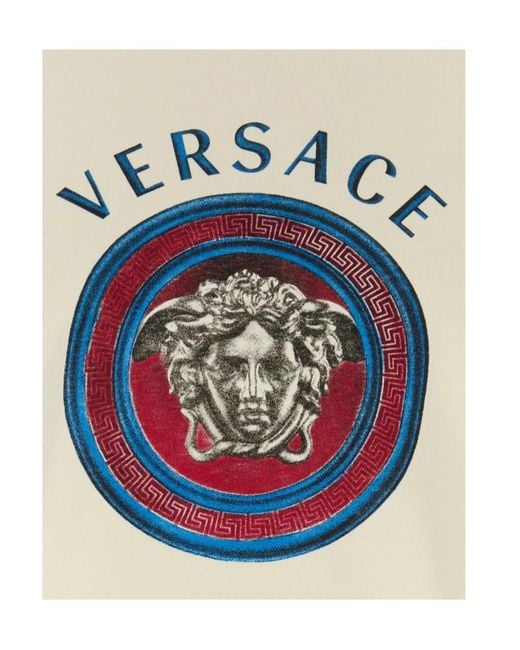 Versace Black Medusa Logo Long-Sleeve T-Shirt for men