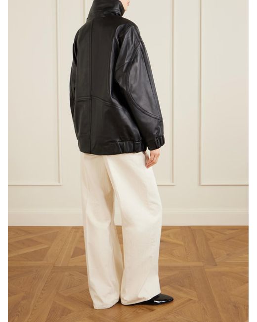 Theory Black Leather Jacket