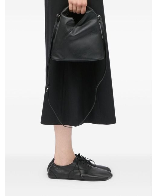 MM6 by Maison Margiela Black Japanese Logo Detailed Crossbody Bag