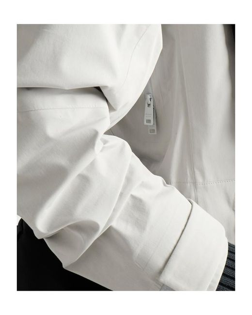 Prada Gray Technical Fabric Jacket for men