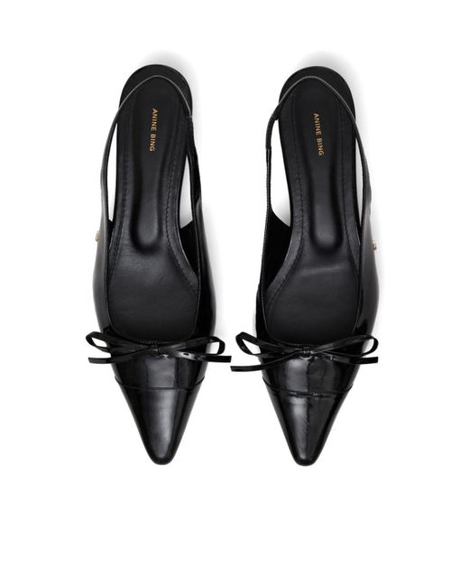 Anine Bing Black Zoey High-Heeled Sandals