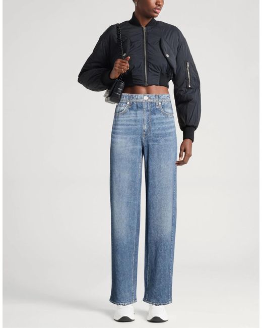 Rag & Bone Blue Medium Straight Leg Jeans