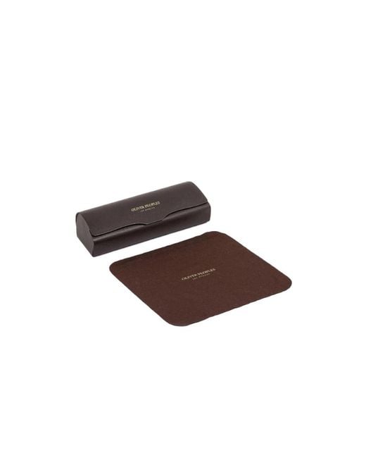 Oliver Peoples White Logo Flat Mirror for men