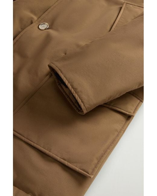 Woolrich Brown Arctic Hooded Parka for men