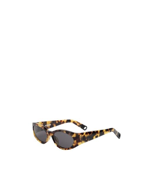 Jacquemus White Oval Frame Sunglasses for men