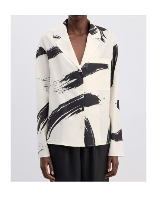 Loulou de Saison Natural Sana Cuban Collar Shirt