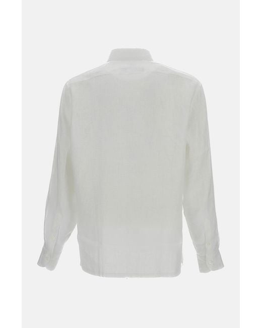 Junya Watanabe Gray Graphic-Print Long-Sleeve Shirt for men