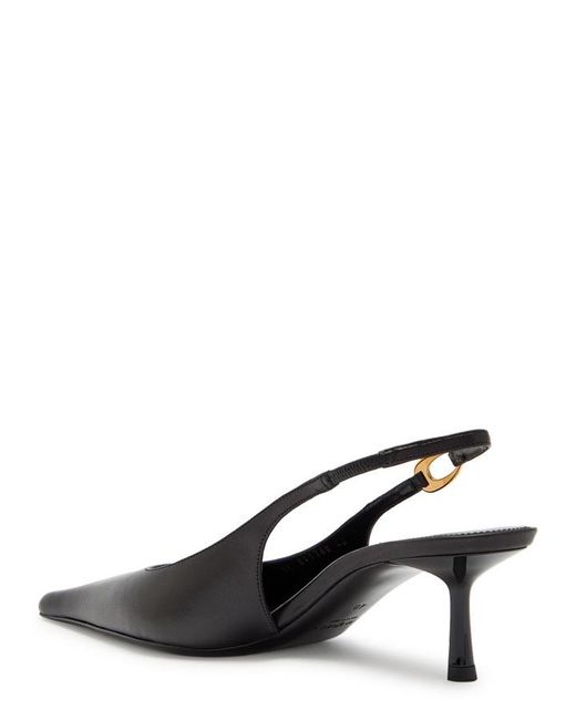 Saint Laurent Multicolor Casabiva 50 Leather Slingback Pumps