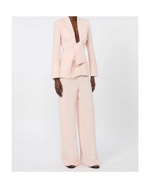 Max Mara Pink Straight-Leg Casual Pants