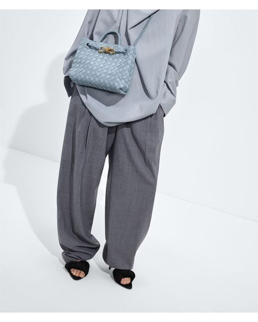 Bottega Veneta Blue Small Andiamo