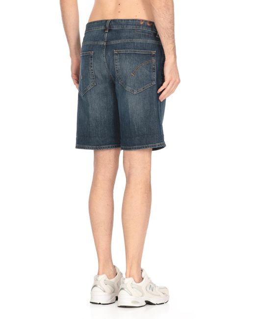 Dondup Blue Denim Bermuda Shorts for men