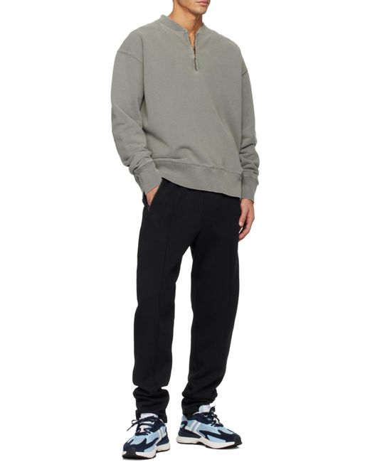 Lanvin Blue Round-Toe Sneakers for men
