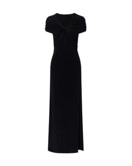 TOVE Black Twist-Front Dress