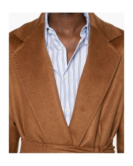 Max Mara Brown Long-Sleeved Coat