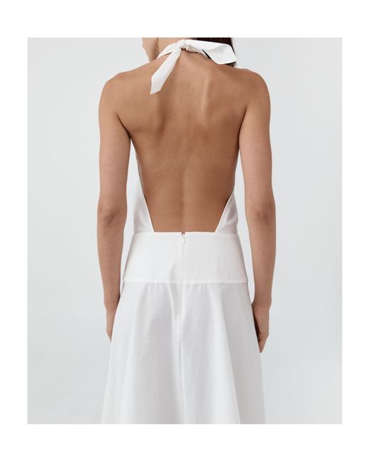 St. Agni White Sleeveless Dress
