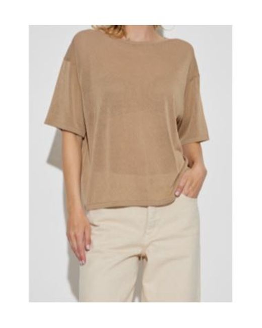 Max Mara Natural Relaxed-Fit Cotton And Viscose Sweater