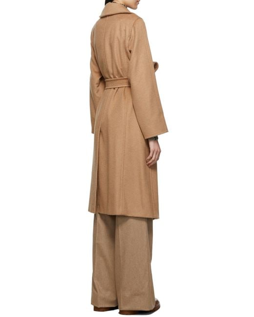 Max Mara Natural Manuela Tied-Waist Coat