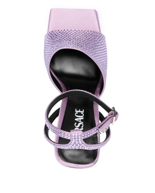 Versace Purple 150Mm Platform Sandals