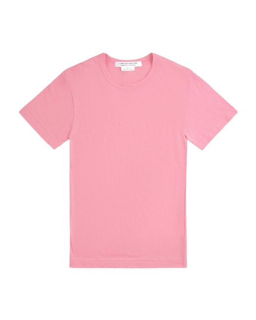 Comme des Garçons Pink Ladies Back Logo T-Shirt