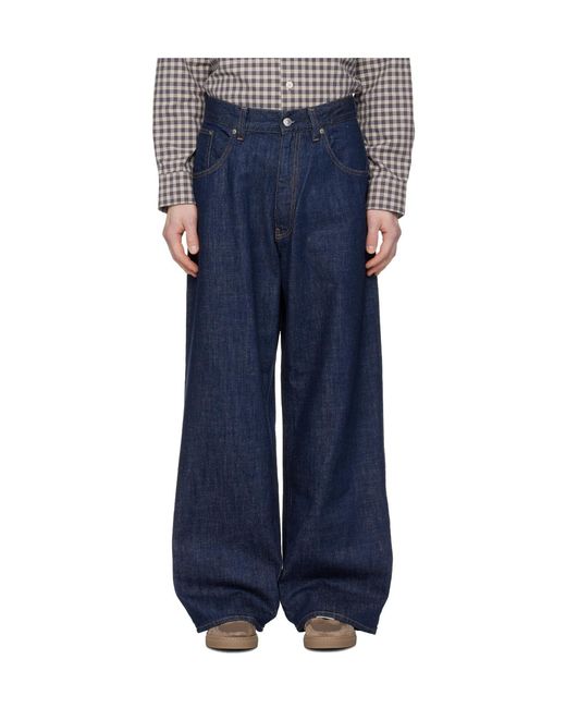 sunflower Blue Super Wide Jeans for men