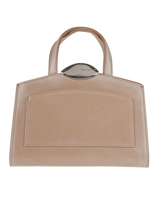 Benedetta Bruzziches Natural Double Handle Tote Bag