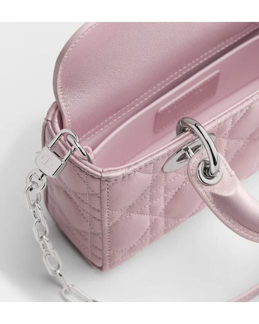 Dior Pink Mini Lady D-Joy Bag