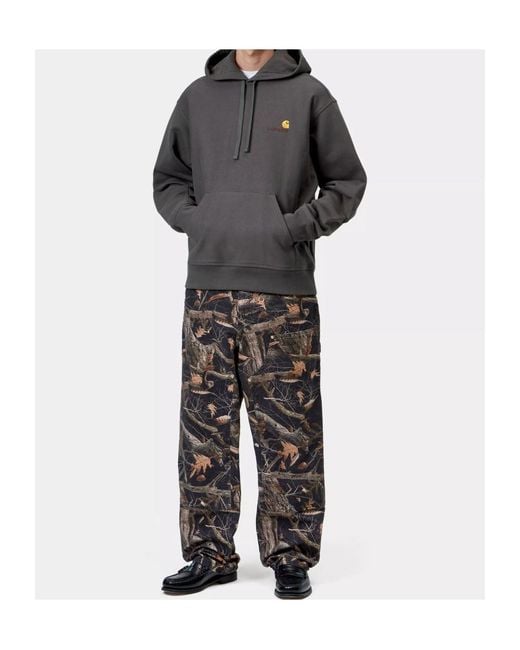 Carhartt Multicolor American Script Logo-Embroidered Hoodie for men