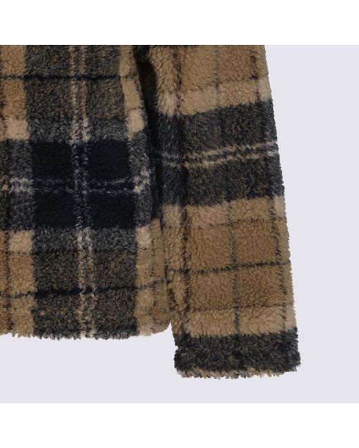 Barbour Black Checked Zipped Jacket for men