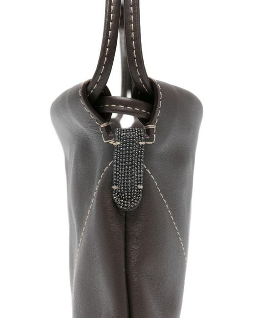 Brunello Cucinelli Black Mini Crossbody Shoulder Bag