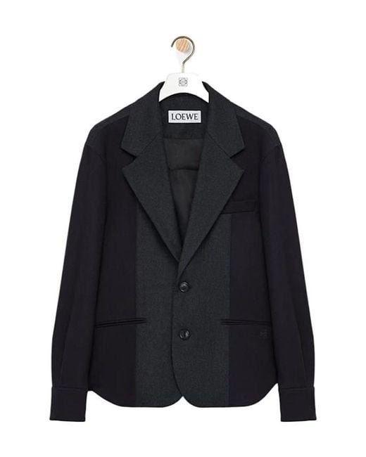 Loewe Black Hybrid Jacket for men