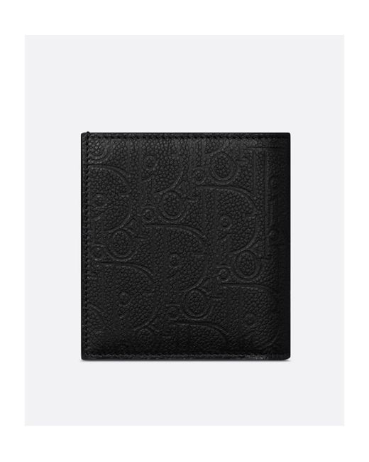 Dior Black Vertical Bifold Wallet for men