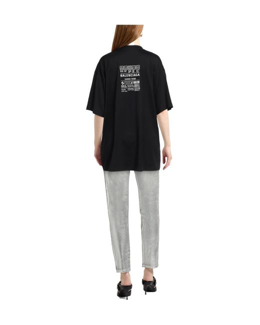 Balenciaga Black Oversized T-Shirts