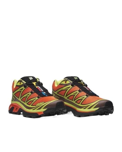 Salomon Lab Green Salomon Xt-6 Lace-Up Sneakers for men