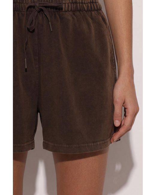 The Upside Brown Drawstring Shorts