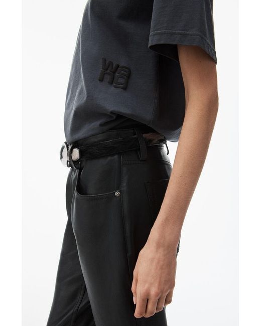 Alexander Wang Blue T By Crewneck Short-Sleeved T-Shirt
