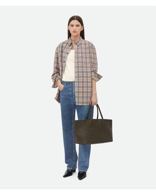 Bottega Veneta Black Medium Cabat