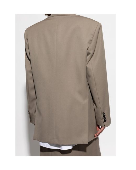 The Attico Natural The Single-Breasted Blazer